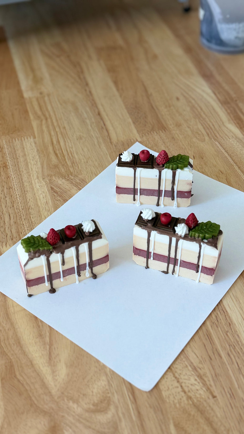 Chocolate Creme de Berry Soap Bars