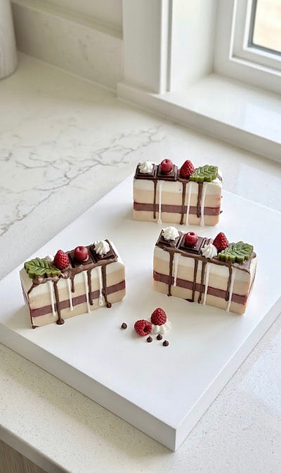 Chocolate Creme de Berry Soap Bars